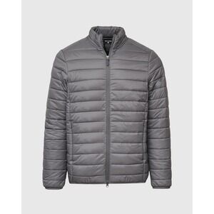 True Classic Mens Puffer‎ Jacket Gunmetal XL New In Packaging